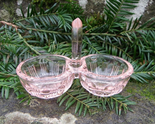 Ancien saleron verre moulé - saleron, en