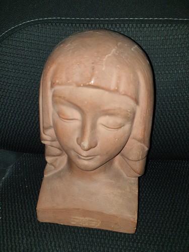 Ancienne sculpture terre - sculpture,