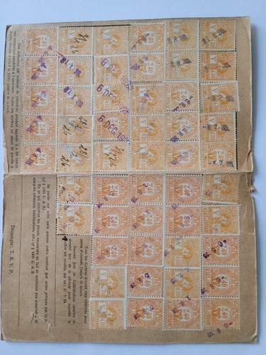 Timbres socio postaux - (45),