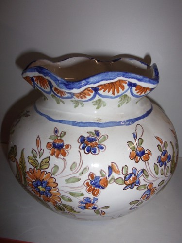 Joli pot vase faïence - ,,