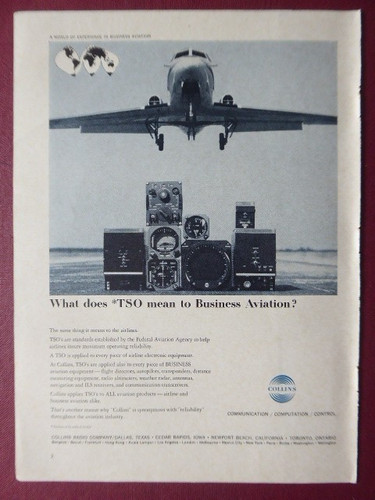1966 pub collins radio tso - 7/1966,