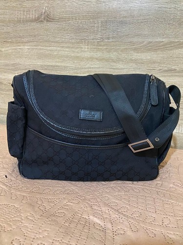 Gucci canvas baby diaper - canvas,