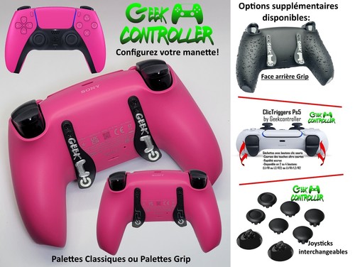 Manette sony ps5 pink - sony, +