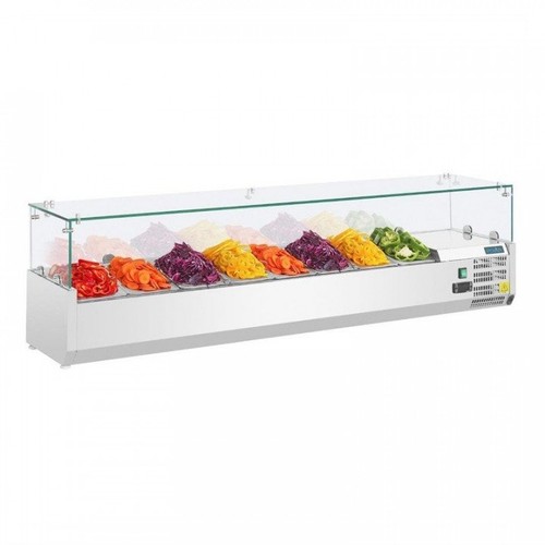 Vitrine inox réfrigérée - , à