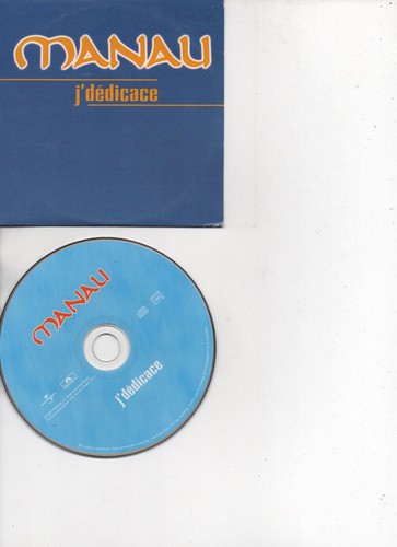Manau rare promo dedicace - manau, j