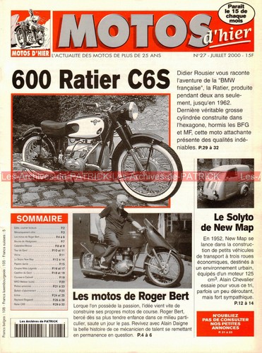 Motos hier ratier 600 - ratier,