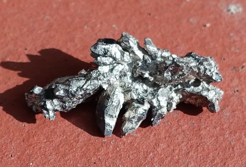 Argent natif brut dyscrasite - dyscrasite,