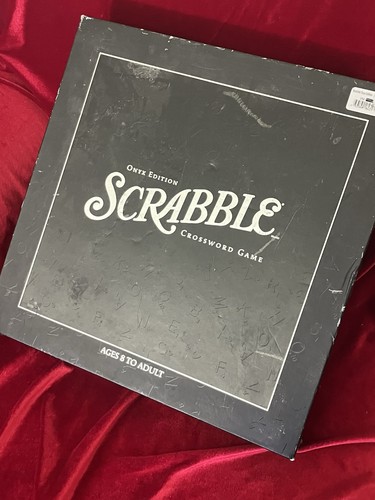 Scrabble deluxe onyx - scrabble,