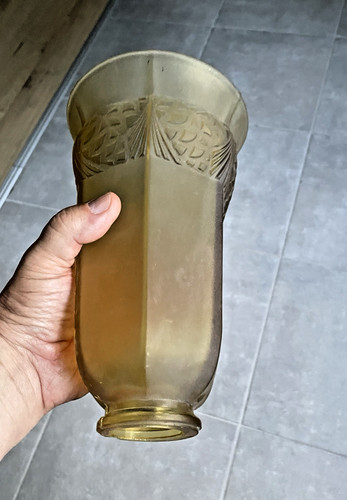 Grande tulipe lampe - , à