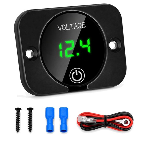 Voltmètre numérique led 12v - numérique,