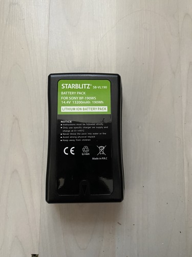 Starblitz ion mount - li-ion, v-mount