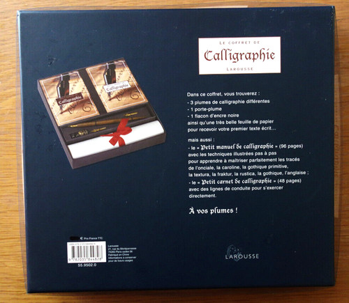 Coffret calligraphie - de,