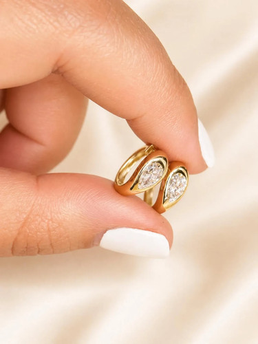 Boucles oreilles huggie en - boucles, d’oreilles