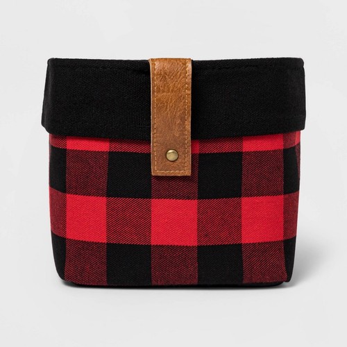 Buffalo plaid panier cube - plaid,
