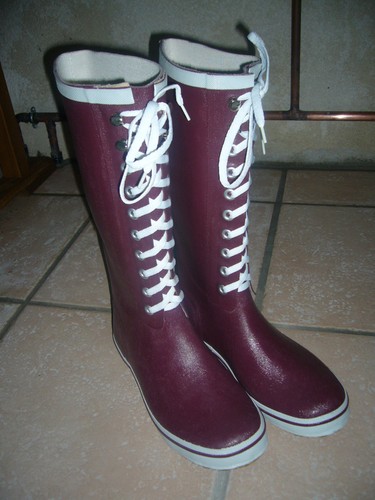 Bottes pluie caoutchouc à - de,
