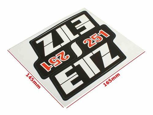 Autocollant etz 251 high - etz,