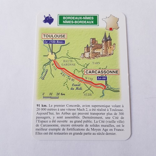 Carte bordeaux nîmes toulouse - nÎmes,