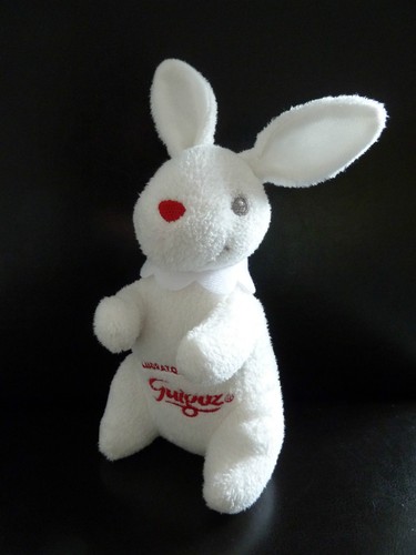 Doudou peluche guigoz lapin - guigoz,