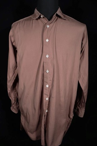 Chemise vintage marron - vintage, en