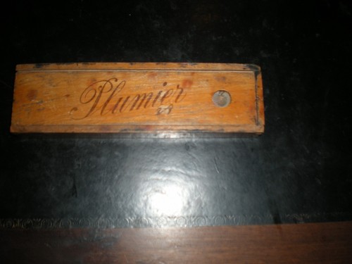 Superbe plumier bois ancien - superbe,