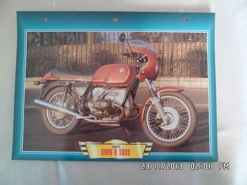 Carte fiche moto bmw 100 - bmw,