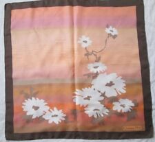 authentique Foulard CHRISTIAN DIOR 100% soie  85cm x 85cm vintage scarf