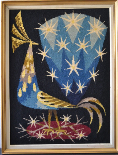 Tapisserie vintage coq - tapisserie,