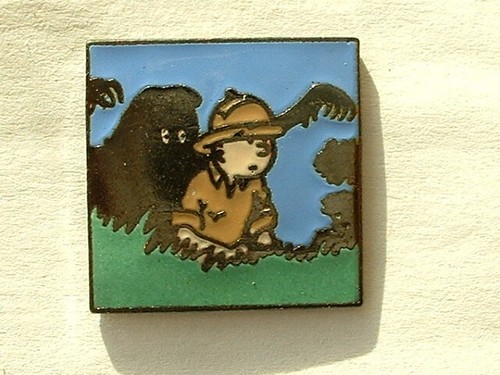 Pin tintin congo signe - congo,