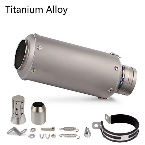 Titanium exhaust pipe 51mm - exhaust,