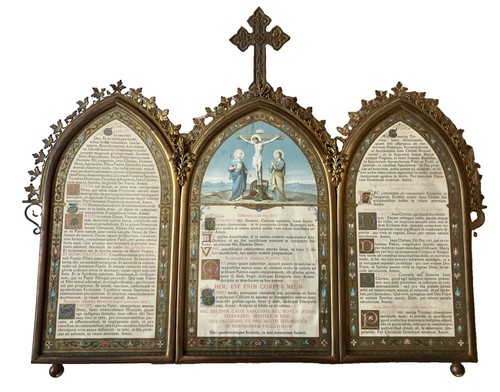 Canon autel triptyque - d’autel,