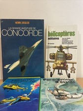 Lot 4 Livres Aviation Helicop / Histoire De L’aviation - USA - FRANCE - Guerre