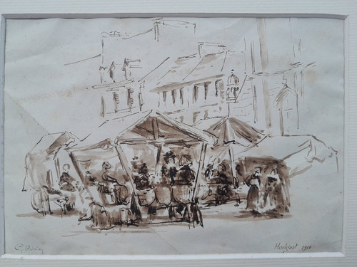 Dessin original drawing - dessin,
