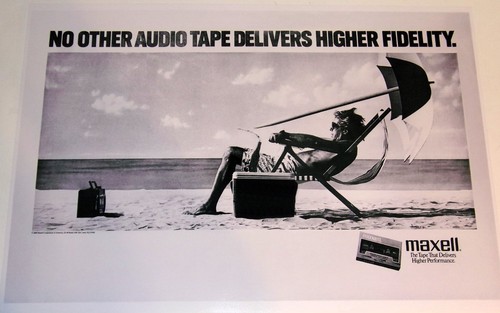 Maxell tape beach - tape, boombox