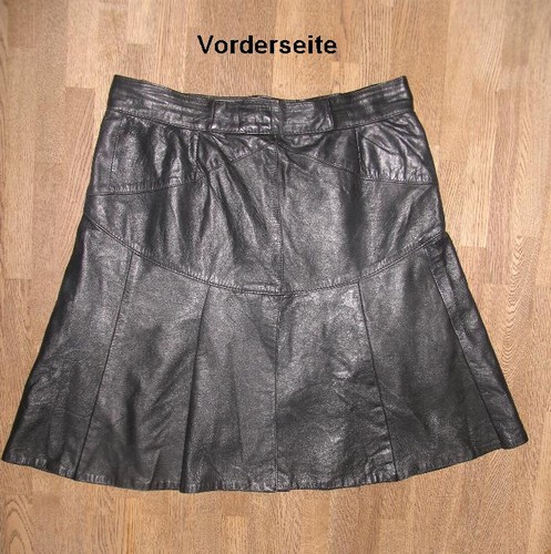 Jupe longue cuir noir - jupe, mi-longue
