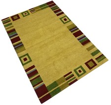 Tapis Gabbeh 100% Laine Or