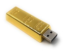 Barres D'Or En Métal Funny Clé USB Diverses Capacités