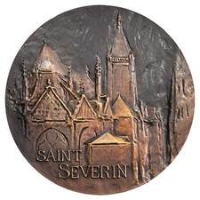 France médaille Église Saint-Séverin - Flos de spinis… - par Mondineu MDP bronze
