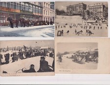 Circa 1910-1960. Ski