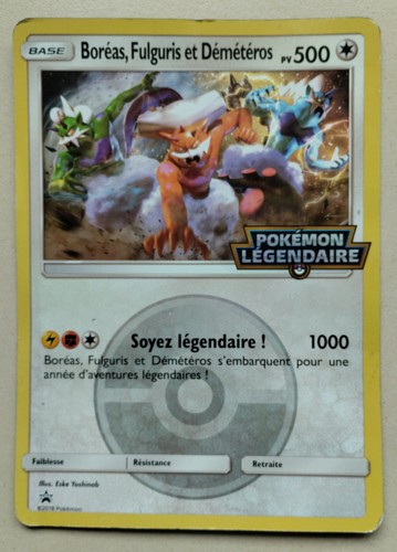 Carte pokémon boréas - carte,
