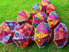 Lot indien traditionnel mariage décor coton parapluie parasol Parasol Beautifu