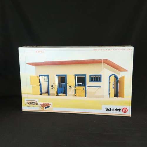 écurie bois schleich - en,