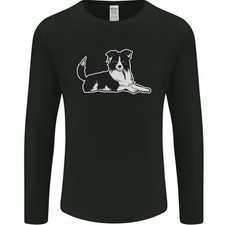 Un T-Shirt À Manches Longues Pour Homme De Chien Border Collie