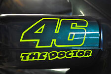 STICKERS FLUO N 46  the doctor ROSSI Moto GP ,vr46  moto FLUO 9x15cm