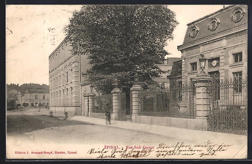 Cpa épinal rue sadi - cpa,