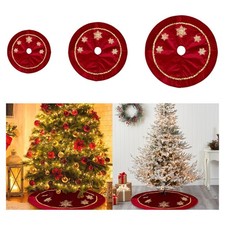 Jupe de sapin de Noël, décoration Noël pour salon, ferme, chambre à coucher