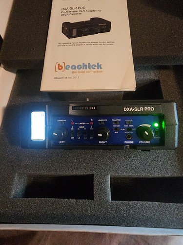 Dxa slr pro audio - pro, adapter
