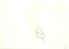 Walt Disney Studios, Winnie L'Ourson - 7, Crayon Sur Papier D'Illustration