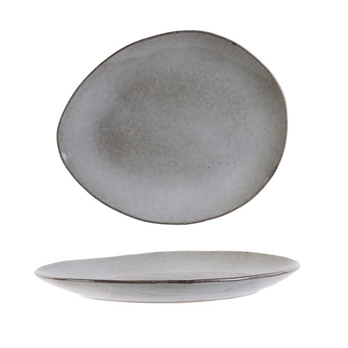 Assiette plate céramique - plate, en