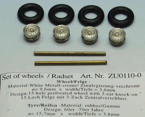 Ensemble roues 110 jante - de,