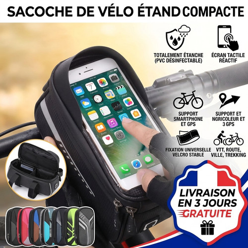 Sacoche velo support telephone - velo,